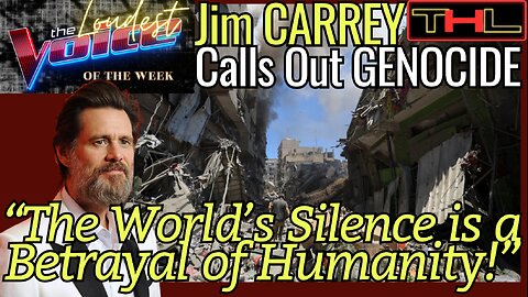 The LOUDEST VOICE of the Week | 'Palestine's Pain' Jim Carrey SPEAKS OUT Against Genocide
