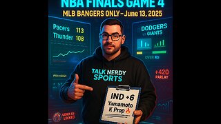 NBA Finals Game 4 + MLB Sharp Card | June 13 Picks That PRINT 💰
