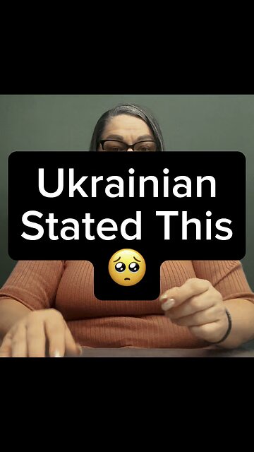Ukrainian Stated This 😭