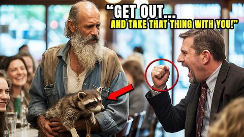 Homeless Man With Raccoon HUMILIATED — Then the MAYOR Arrives and Bows!