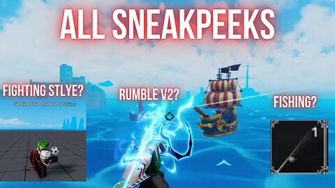 Every Sneekpeak For King Legacy Update 9
