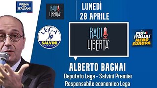 🔴 QUI PARLAMENTO - On. Alberto Bagnai, Responsabile economico Lega, a Radio Libertà (28/04/2025).