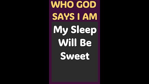 MY SLEEP WILL BE SWEET #wordofgod #joy #Jesus #sleep #wisdom #God #love #rest #peace #safety