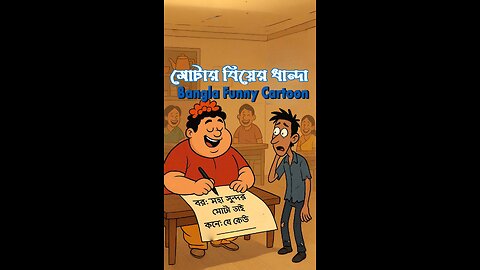 মোটার বিয়ের ধান্দা Bangla Funny Cartoon