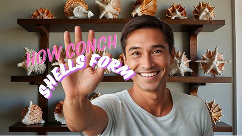 How conch shells are formed