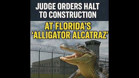 Judge Halts Florida’s ‘Alligator Alcatraz’ Project