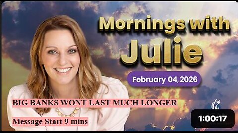 Julie Green subs BIG BANKS WONT LAST MUCH LONGER