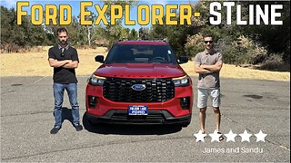 2025 Ford Explorer ST-line. Sporty look, Family oriented!