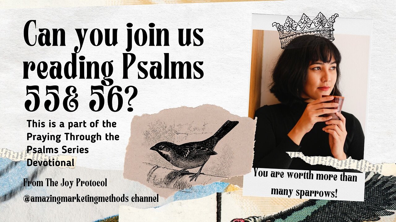 Join Us in Reading Psalms 55 and 56 in the Praying Through the Psalms Seriesππ€ππ€©π #Bible #prayer π€©ππ