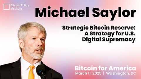 Michael Saylor Keynote | Bitcoin for America