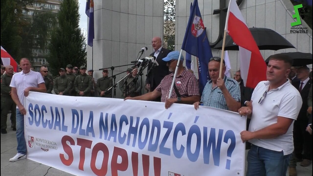 Sławomir OZDYK: Pikieta Stop Oszczerstwom wobec Polski 23.07.2025
