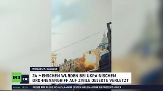 Ukrainische Drohnenangriffe auf Wohngebiete: Kinder unter Schwerverletzten in Woronesch