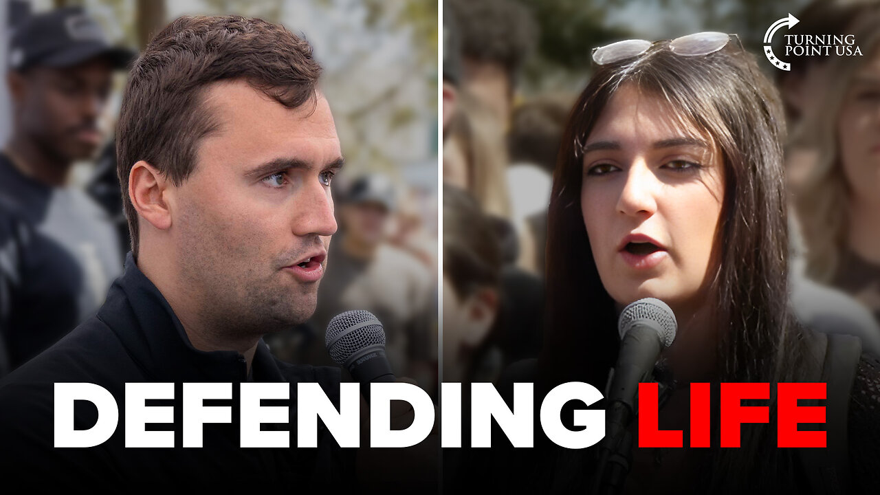 Charlie Kirk SHUTS DOWN Student’s Pro-Abortion Claim 👀