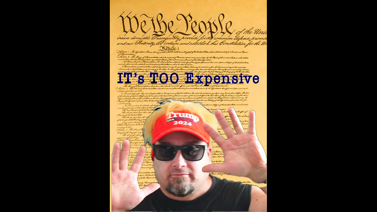 Trump, Constitution is too much $$ I have Questions