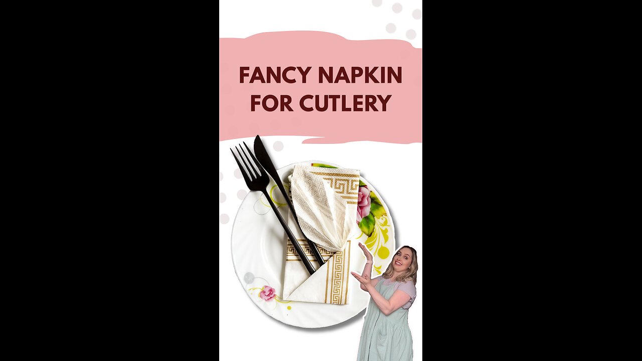 Easy Napkin Pocket Fold | Elegant Cutlery Table Hack