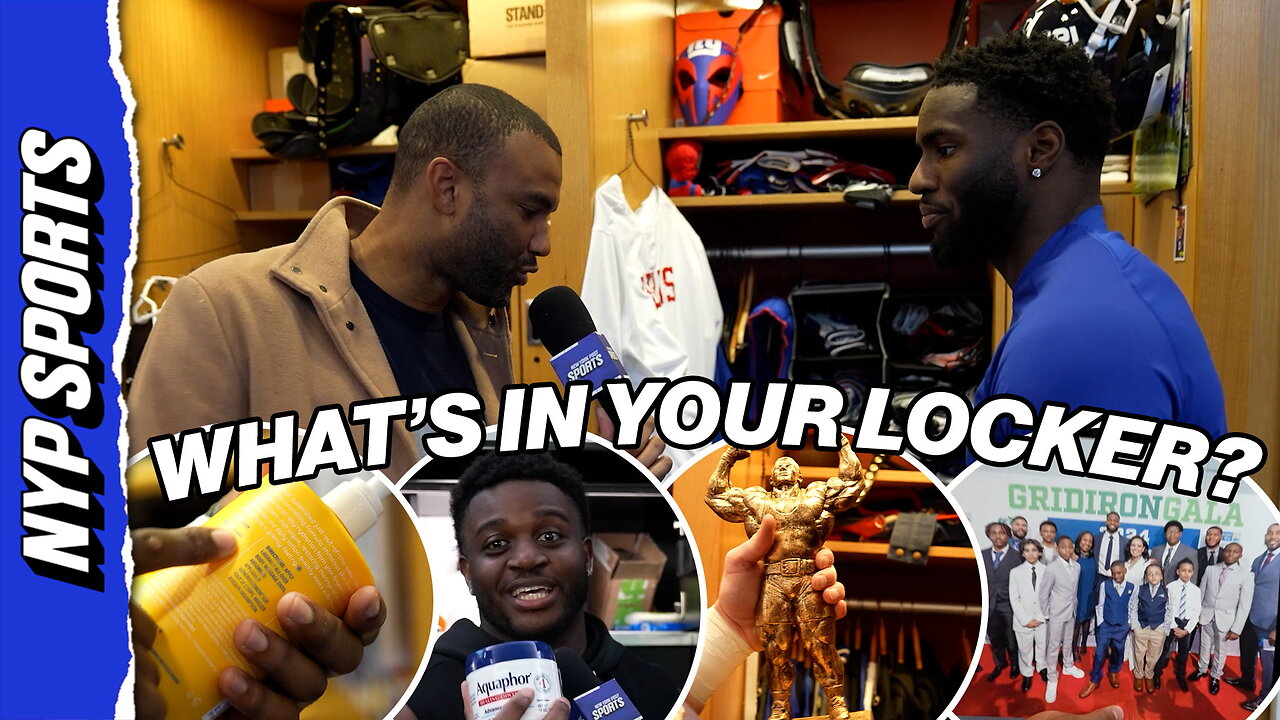 What do these Giants & Jets NEED to have in their locker every day?