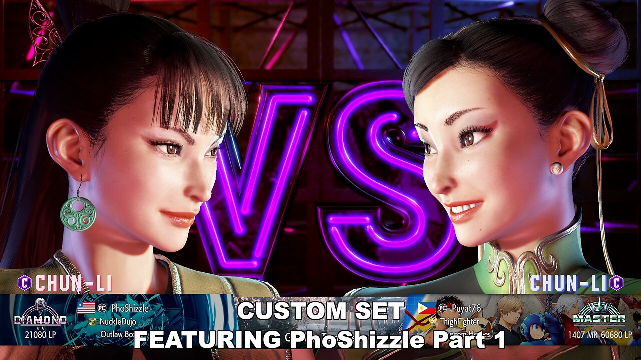 Kuya Kalbo SF6 Custom Set with PhoShizzle 2025 Summer edition Part 1. Chun Li OVERLOAD.