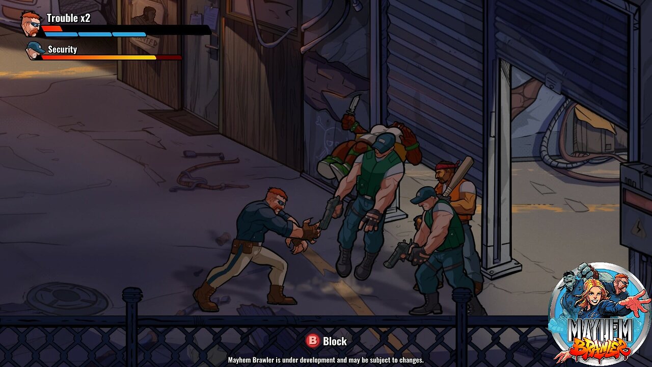 Mayhem Brawler - Trouble playthrough (No commetary)