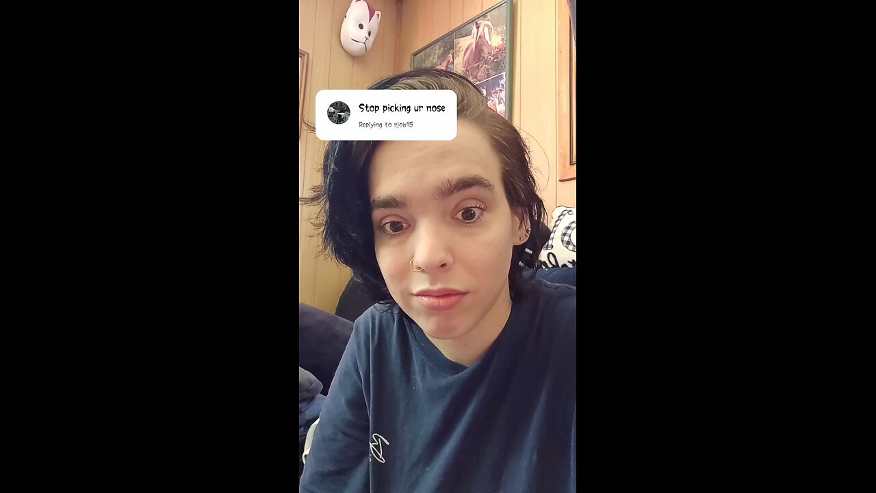 Has your nose never itched before??? There's a BIG difference between picking & itching your nose.