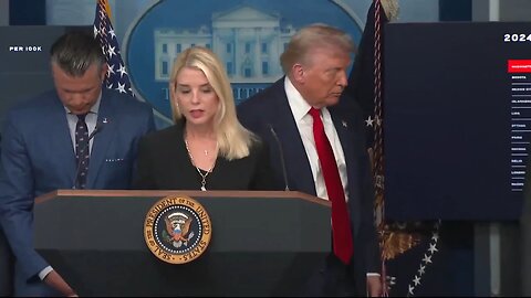 AG Pam Bondi: "Let me be crystal clear: crime in D.C. is ending and ending TODAY.