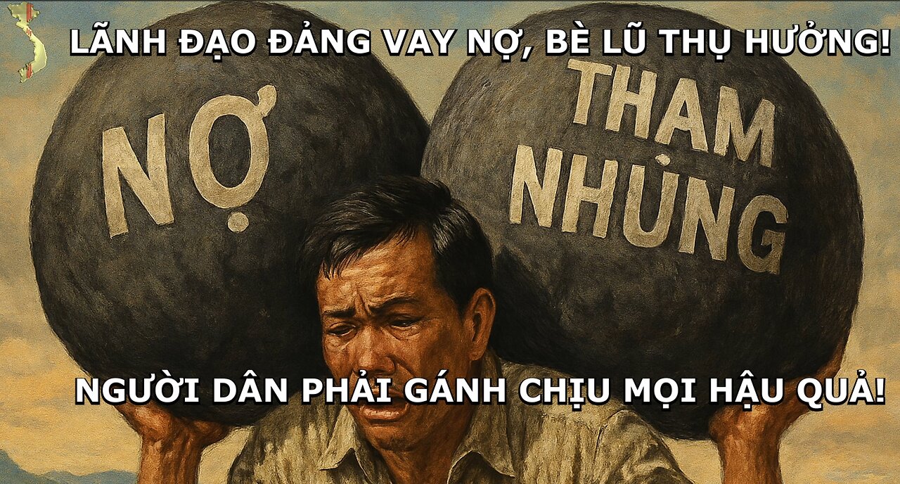LÃNH ĐẠO ĐẢNG VAY NỢ, BÈ PHÁI HƯỞNG LỢI — NGƯỜI DÂN GÁNH TRẢ.