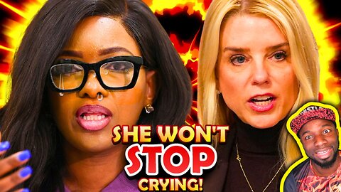 🚨Hood Raptor Dem Throws WILD TANTRUM Crying FREE SPEECH As Pam Bondi Warns Against VIOLENT RHETORIC!