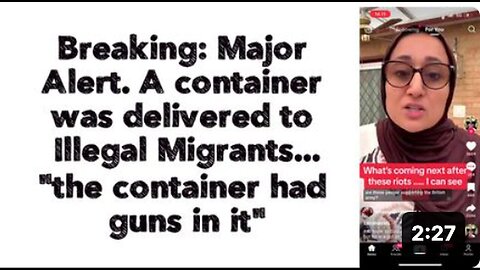 "Illegal Migrants Receive Container Filled with Guns"