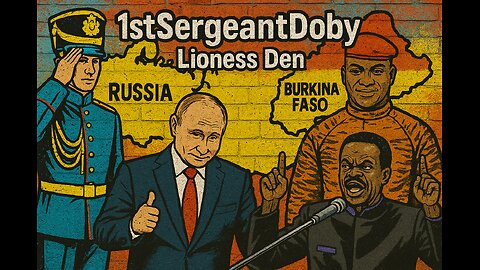Russia President Vladimir Putin, Burkina Ibrahim Faso Capt. Traoré, Prof PLO Lumumba WARNS U.S