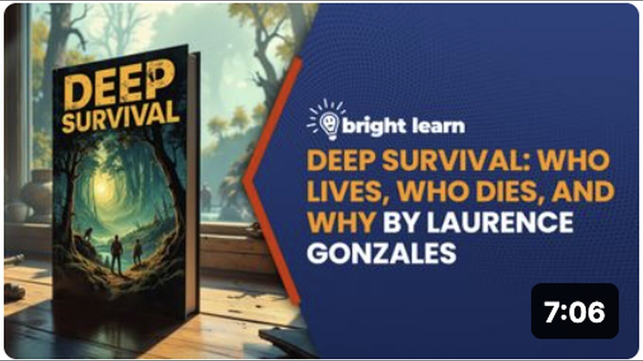 "Deep Survival: Who Lives, Who Dies, and Why" by Laurence Gonzales - BrightLearn