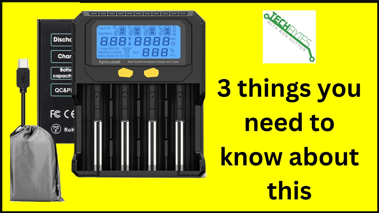 3 things you need to know about the Apricussail 4Slot Fast and Intelligent Charger