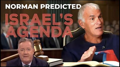 Norman Finkelstein EXPOSES Israel's Hidden Agenda on Piers Morgan