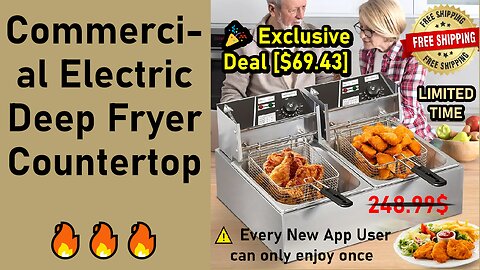 Review about this Commercial Electric Deep Fryer countertop