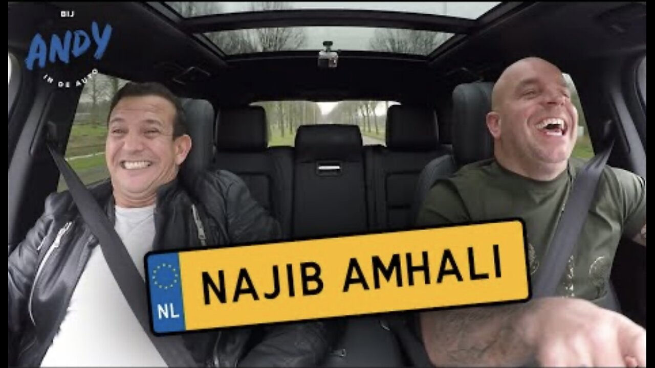 Najib Amhali bij Andy