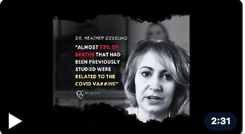 "Nearly 75% of Previously Studied Deaths Linked to COVID-19 Vaccine"