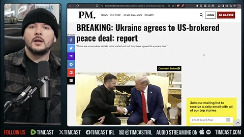 Trump Secures PEACE DEAL With Ukraine, Russia Meeting NOW, This MAY BE THE END | Tim Pool