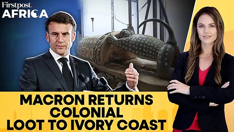 France's Macron Returns Colonial Loot, To Send "Talking Drum" to Ivory Coast | Firstpost Africa|N18G
