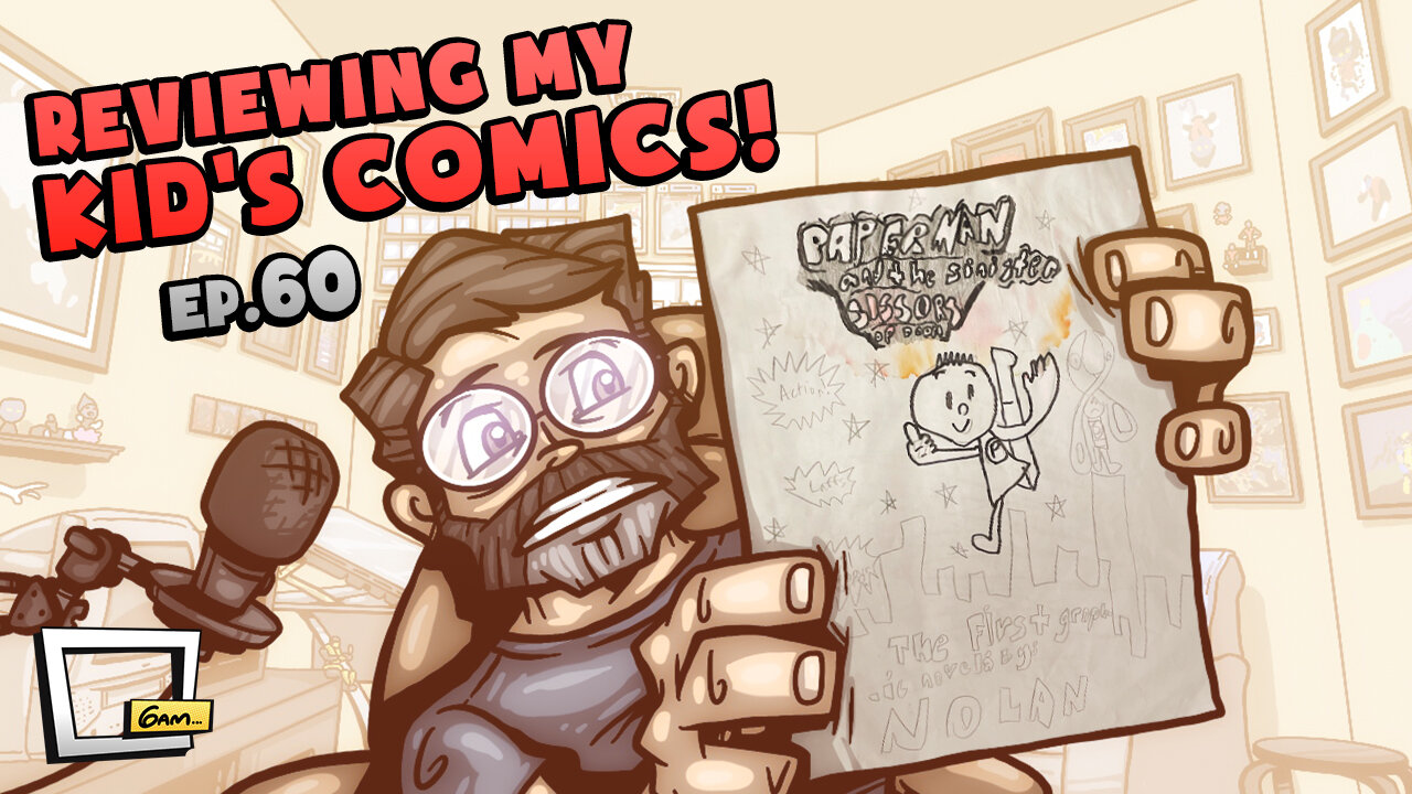 Reviewing my 9-Year-Old's Comics: Paperman and the Sinister Scissors of Doom