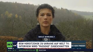 Wagenknecht und Welt TV: Narrativ gegen Redefreiheit