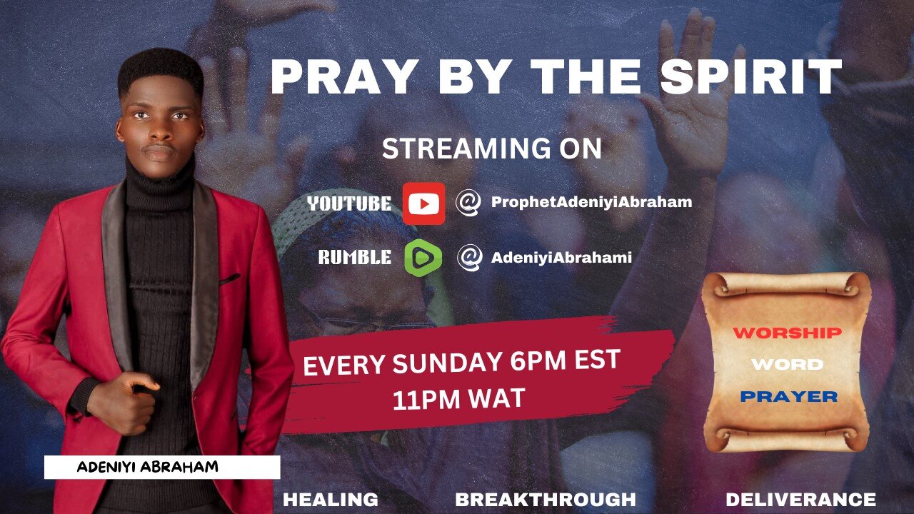 PRAY BY THE SPIRIT