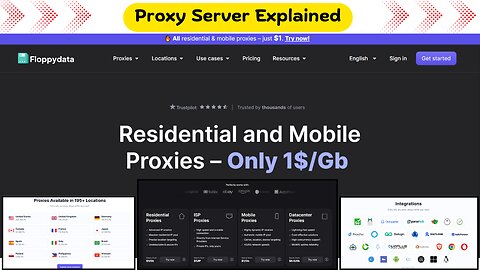 🌐Proxy Server Explained 2025 | What is a Proxy, Its Types & How to Use FloppyData Proxy in Urdu