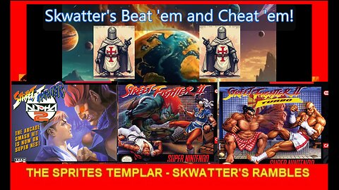 STREET FIGHTER 2, 2 TURBO AND ALPHA 2 - SNES - SKRAMBLES!!