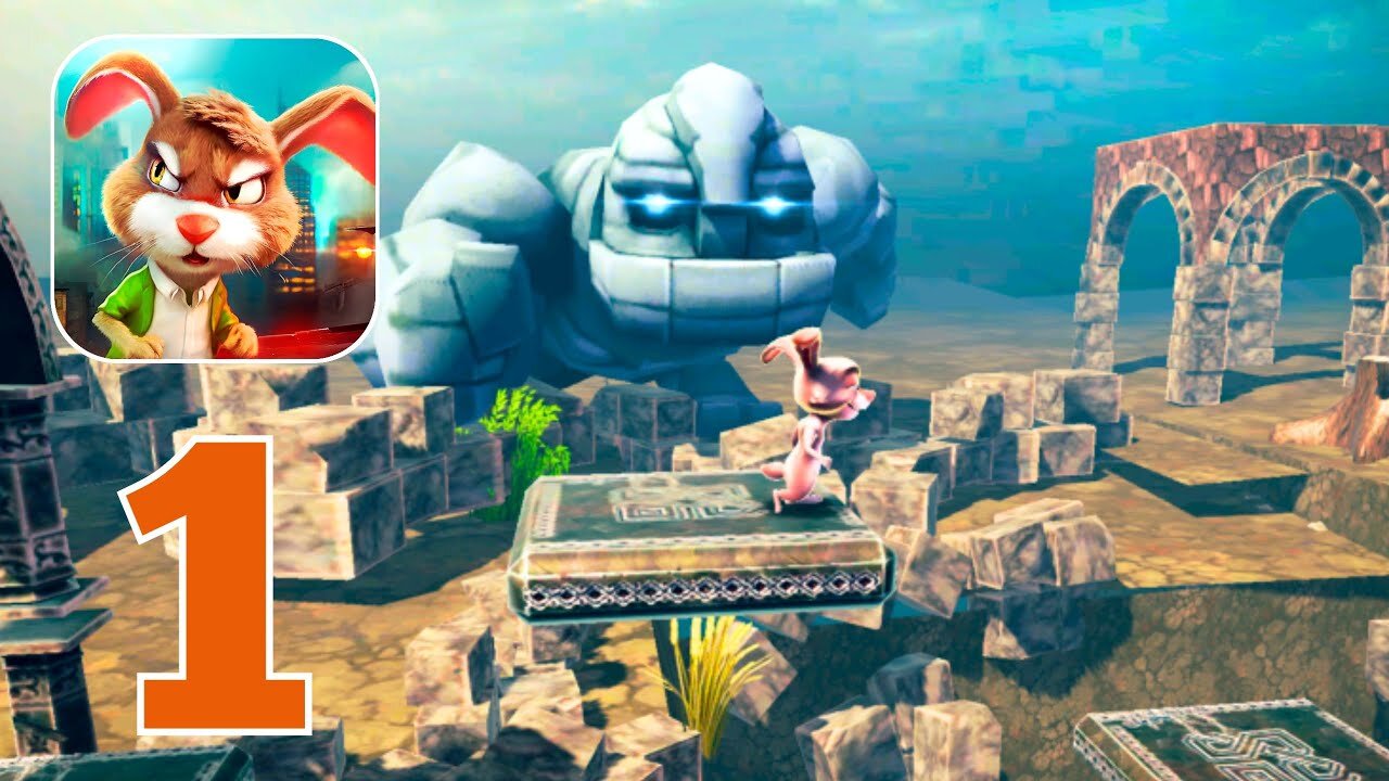 Super Rabbit World | Gameplay Walkthrough | Part 1 (Android, iOS)
