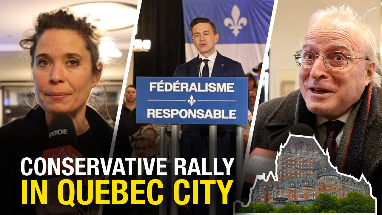 Poilievre's Quebec City rally draws massive turnout as critical election looms