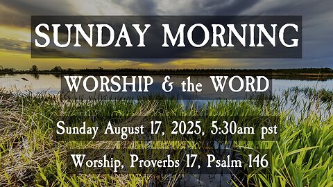 🌞 SUNDAY MORNING ✝️
