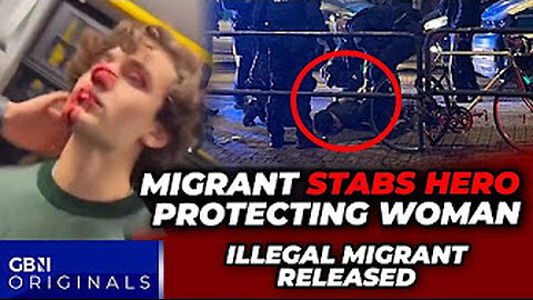 Hero stabbed.
