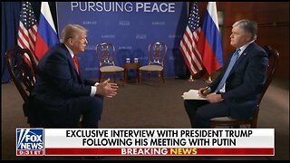 PRESIDENT TRUMP SITS DOWN WITH HANNITY AFTER PUTIN MEETING