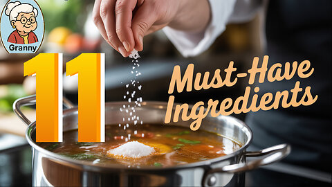 From Granny's Kitchen: 11 Pantry Staples You Need for Easy Cooking!