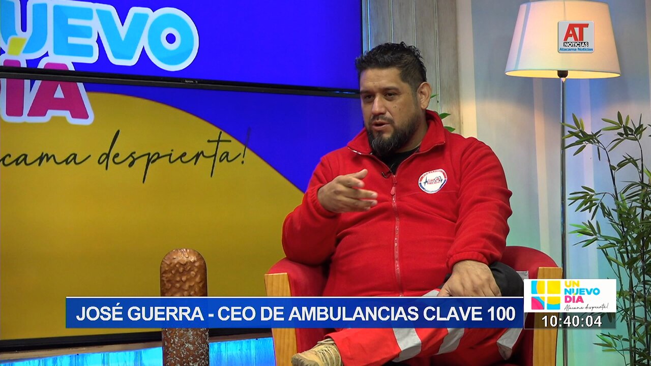 José Guerra CEO Ambulancias Clave 100