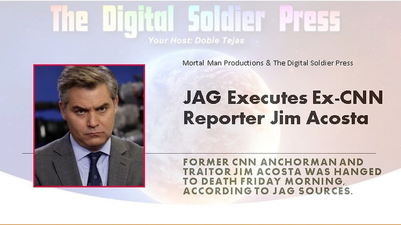 JAG Executes Ex-CNN Reporter Jim Acosta at Camp Blaz, Guam