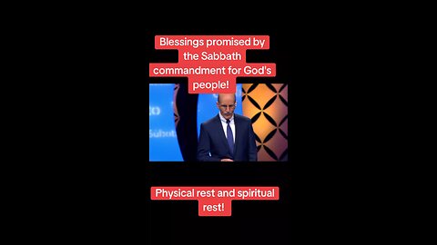 Sabbath Blessings from God who gives us both physical and spiritual rest!